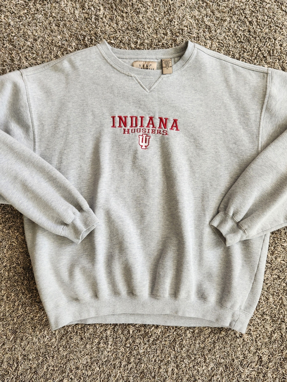 Vintage Vesi Indiana Hoosiers Sweatshirt Women Size XL